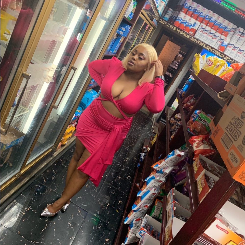 Pink dress